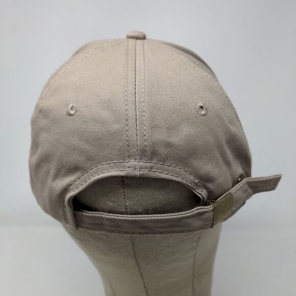 Tractor Supply Co Men's Slideback Hat Tan Adjustable Embroidered Logo - Picture 7 of 11